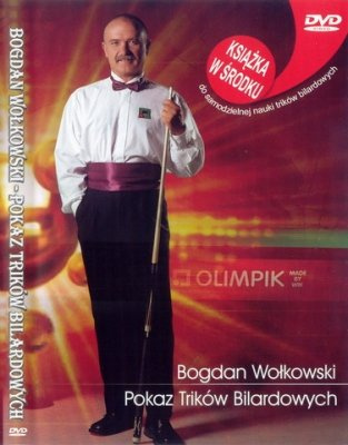 DVD Bogdan Wołkowski pokaz trików bilardowych 